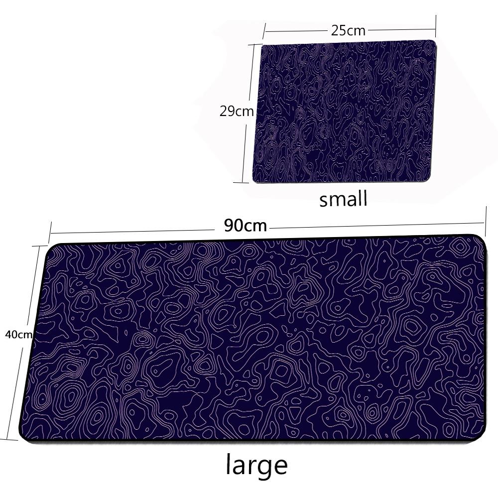 Big Art Mousepad Trắng bàn trang trí bàn tay màu đen trên bàn Pads Máy tính Mat XXL Chuột Pad Mở rộng Pad Deskmat Office