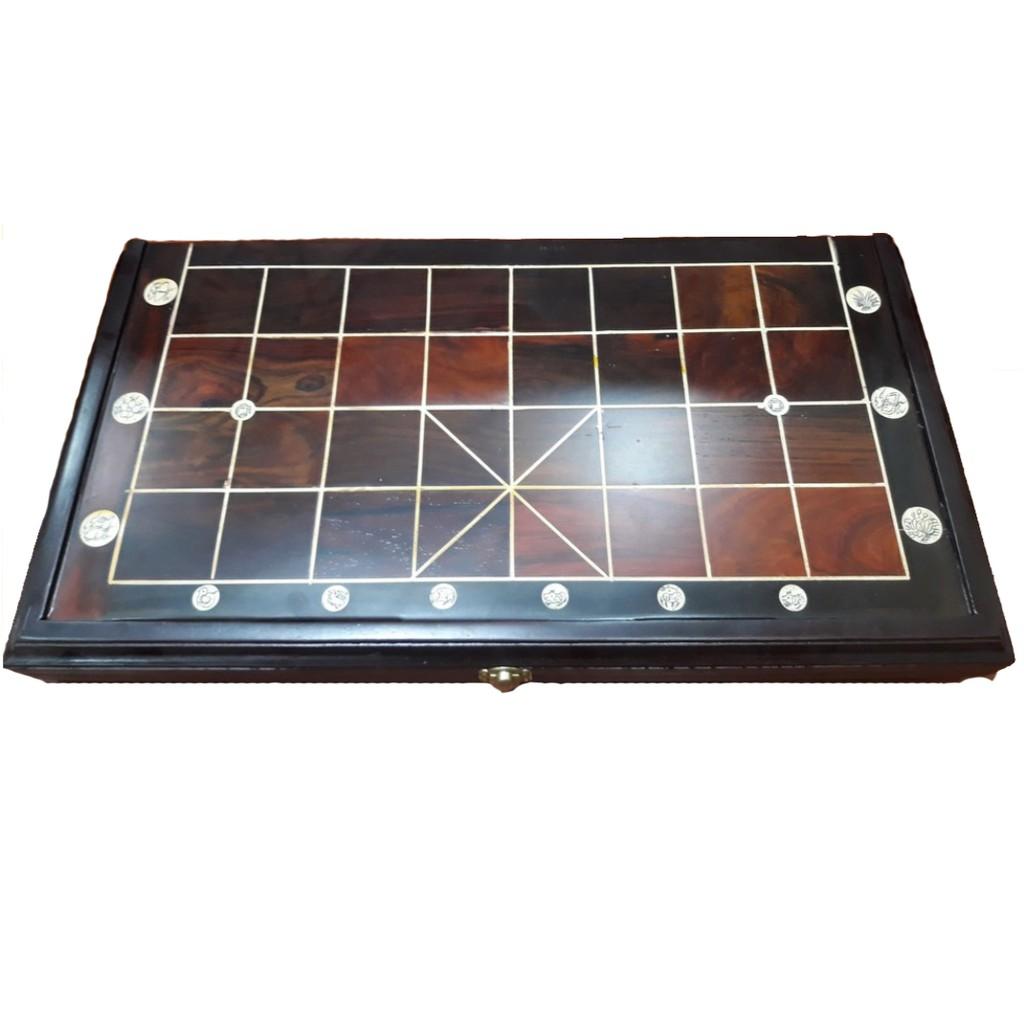 (HOT) Bàn cờ tướng gỗ trắc cỡ lớn 50x50cm