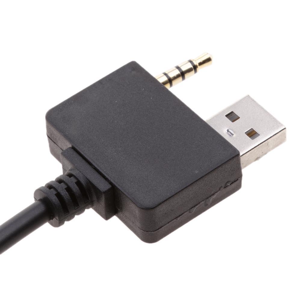 Car 3.5mm Male AUX Audio Interface Adapter Cable for for