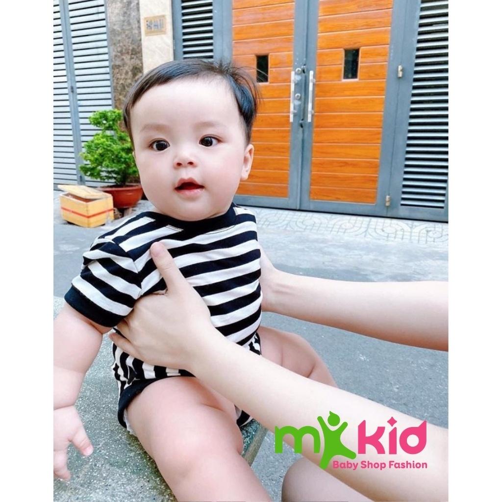 Bộ Cộc Tay Cho Bé Bộ Chip Sọc 5 Màu Chất Cotton Cao Cấp Co Giãn 4 Chiều Thấm Hút Mồ Hôi Tốt