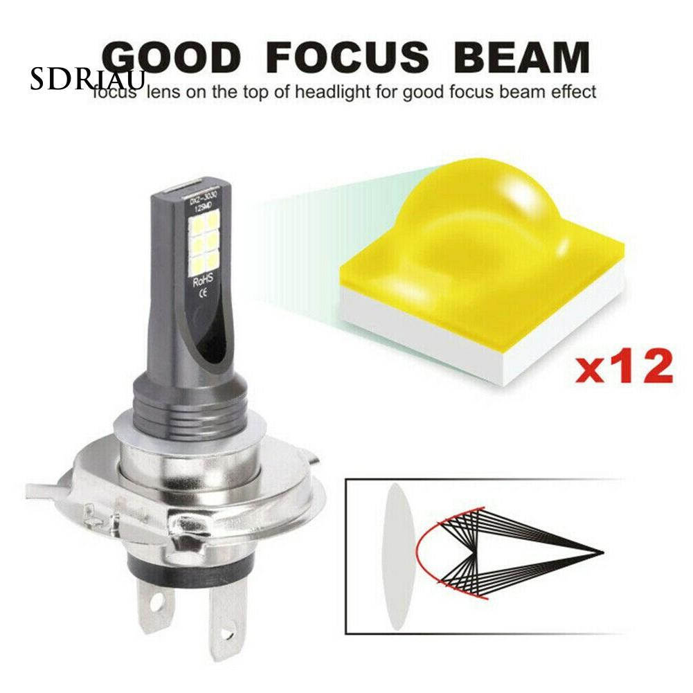 Bộ 2 Đèn Pha Chống Sương Mù Siêu Sáng H7 3030 12smd Cho Xe Hơi
