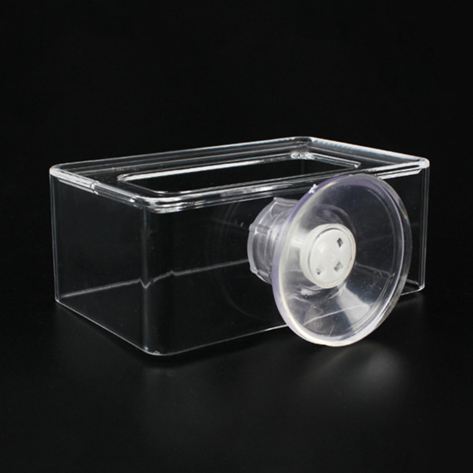 Fish Feeding Aquarium Feeder, Feeding Durable with Suction Cup Fish Feeder for Fish Tank Worm Fish African Dwarf Frog