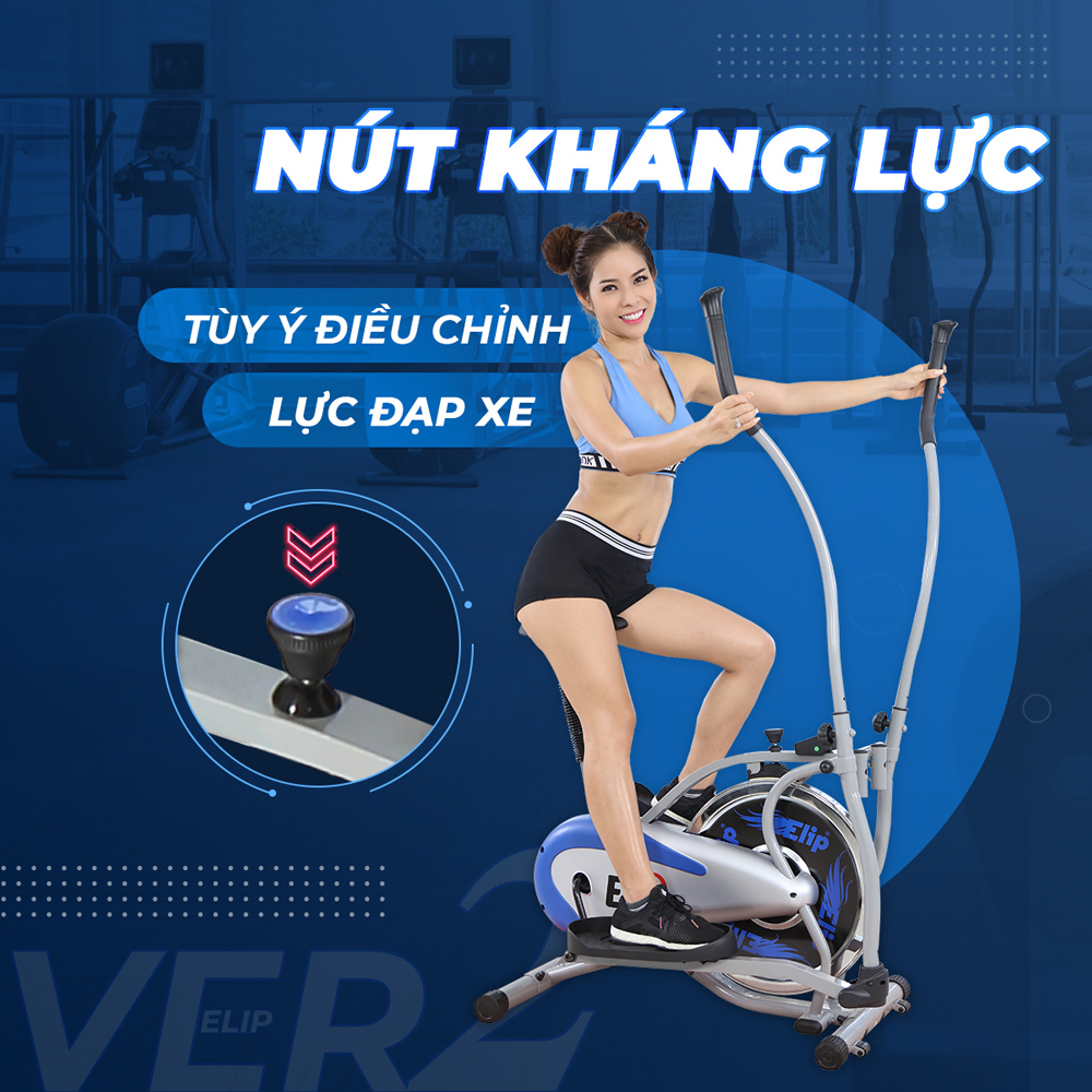 Xe đạp tập tổng hợp Elip Ver 2