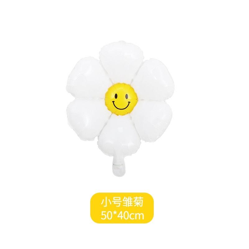 Bóng bay hình bông hoa cúc siêu to khổng lồ nhiều cỡ trang trí tiệc Huydecor