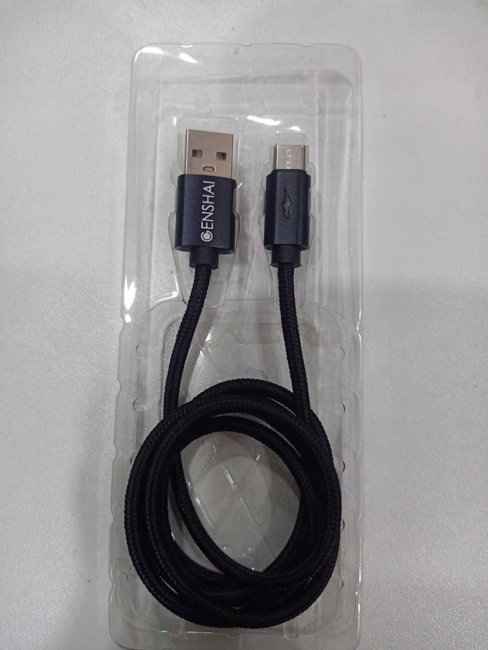 Cáp sạc nhanh Genshai GM9 cổng Micro USB 3A đèn led dài 1m