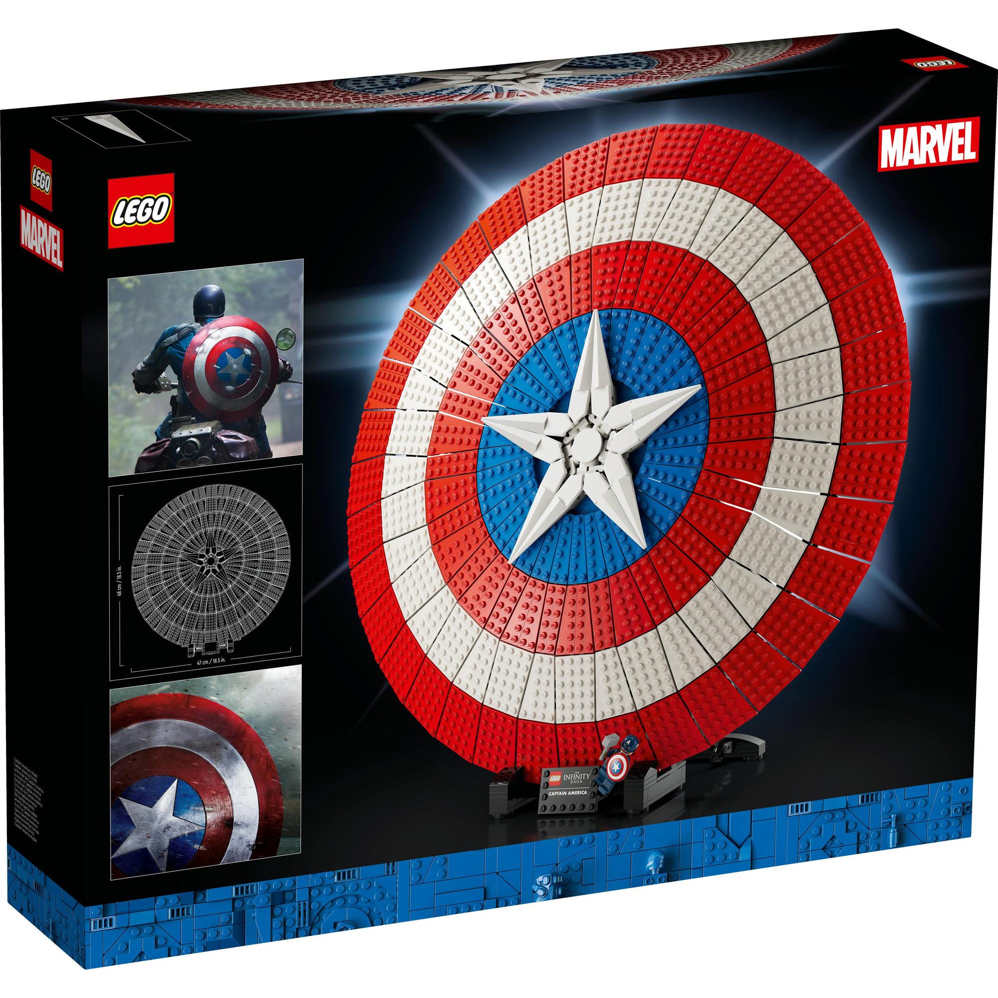 LEGO Super Heroes 76262 Đồ chơi lắp ráp Khiên của Captain America