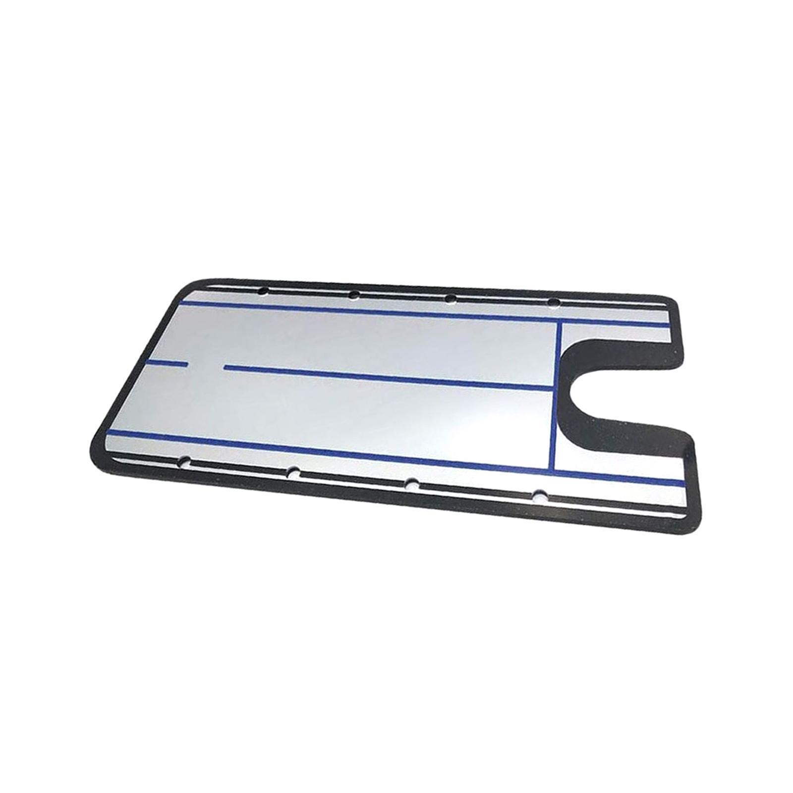 Golf Putting Alignment Mirror Golf Putting Practice Acrylic Golf Putting Trainer Golf Putting Training Aid for Indoor Outdoor