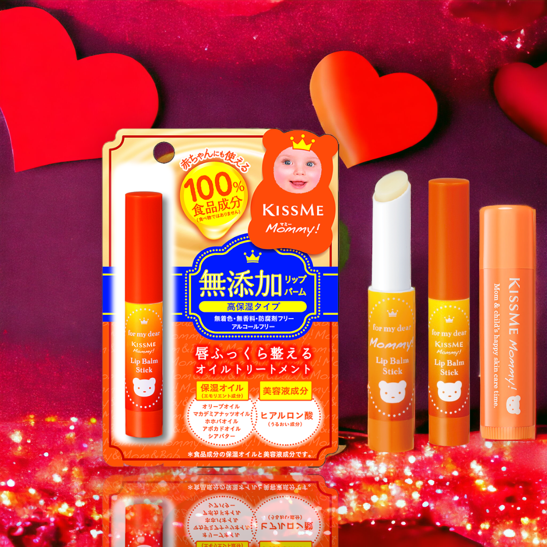 Son Dưỡng Chống Nứt Nẻ Môi Dành Cho Bé Từ 6 Tháng Tuổi Và Da Nhạy Cảm Kissme Mommy Lips (2.5g )