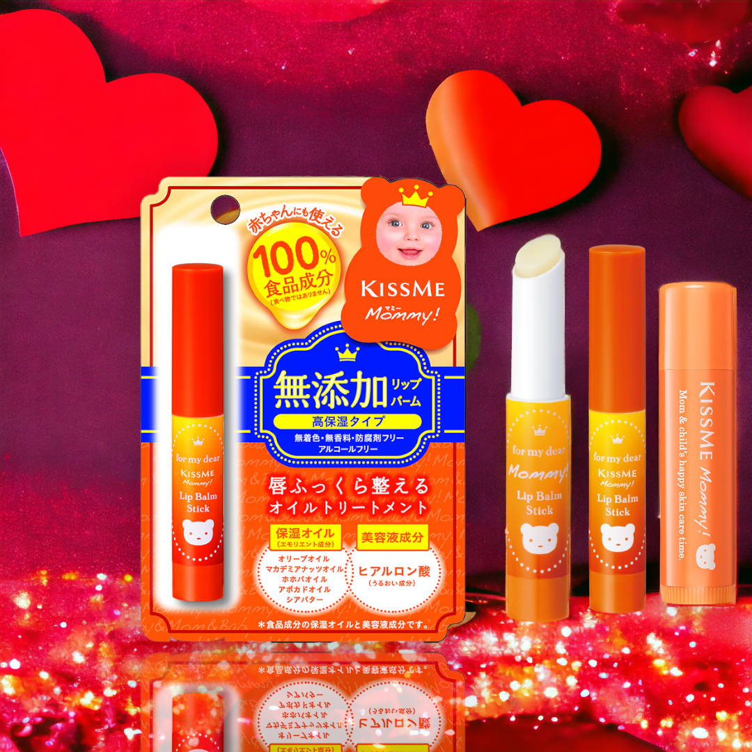 Son Dưỡng Chống Nứt Nẻ Môi Dành Cho Bé Từ 6 Tháng Tuổi Và Da Nhạy Cảm Kissme Mommy Lips (2.5g)