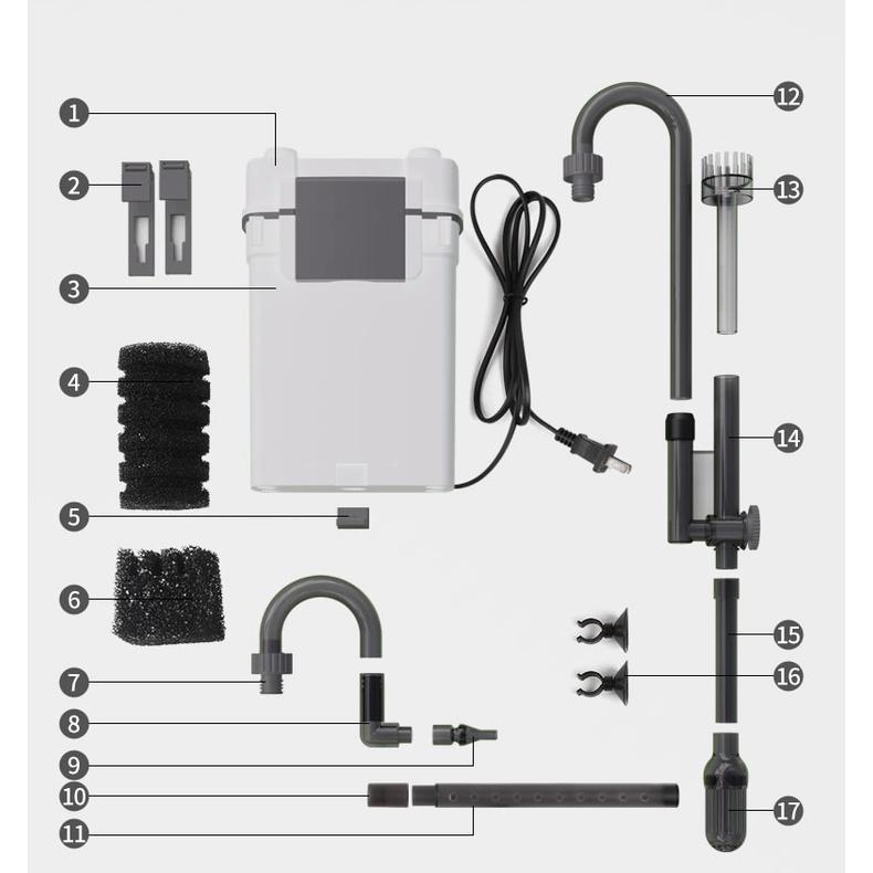 Lọc Sunsun XBL 300 - Máy lọc Sunsun Xiaoli XBL 300 cho bể cá cảnh, hồ thủy sinh - shopleo - Phụ kiện thủy sinh