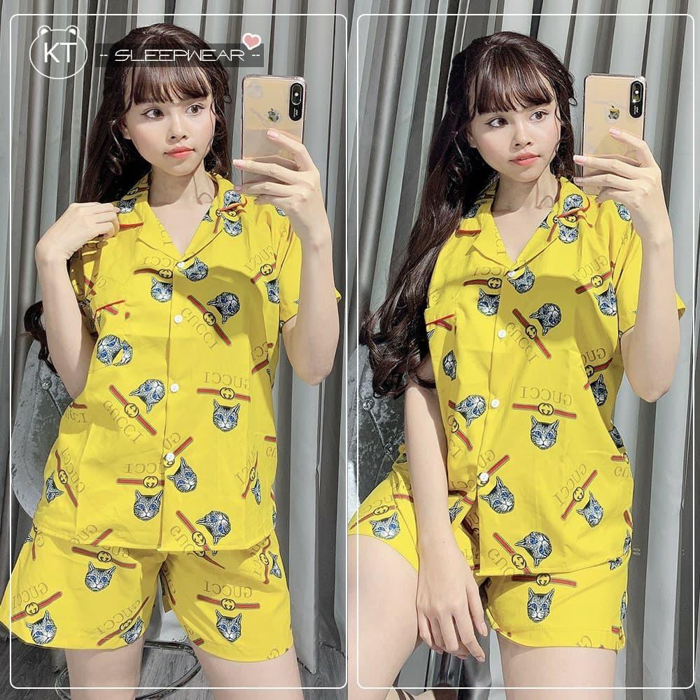 Bộ Pijama kate thái loại 1, ảnh thật