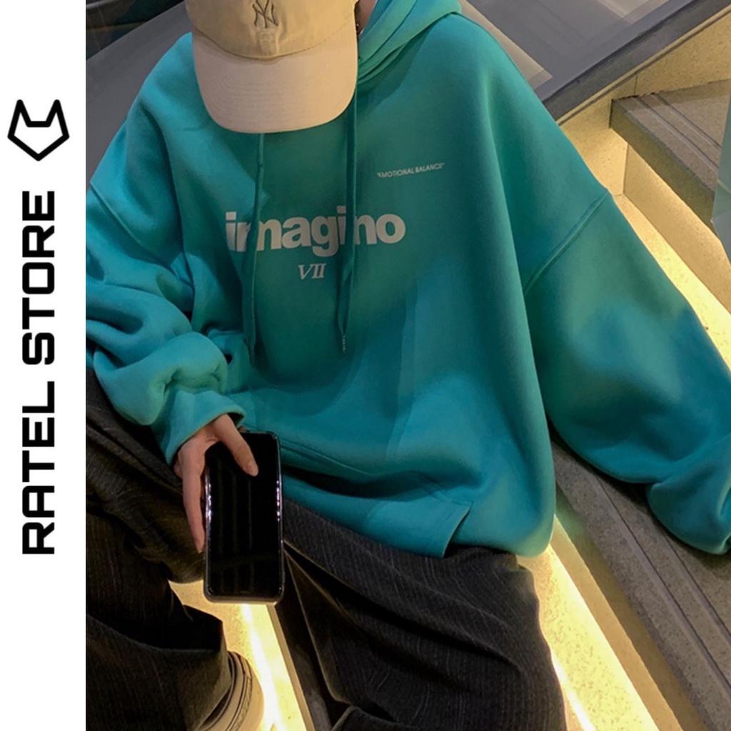 Áo Hoodie Nỉ Bông Nam Nữ IMAGINO Unisex Form Rộng