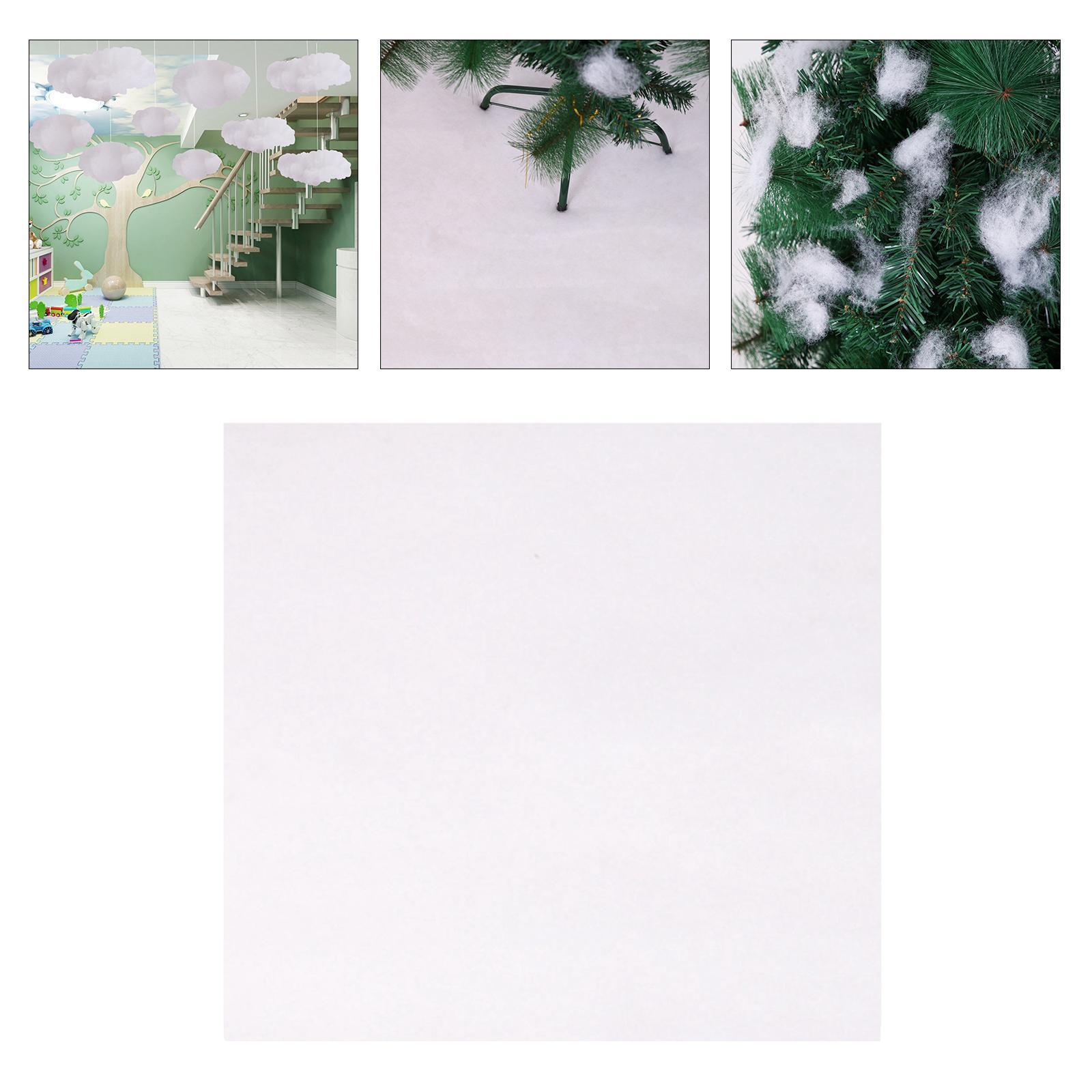 Artificial Snow DIY Clouds Covering Fake Snow Blanket for Shopping Mall Tree
