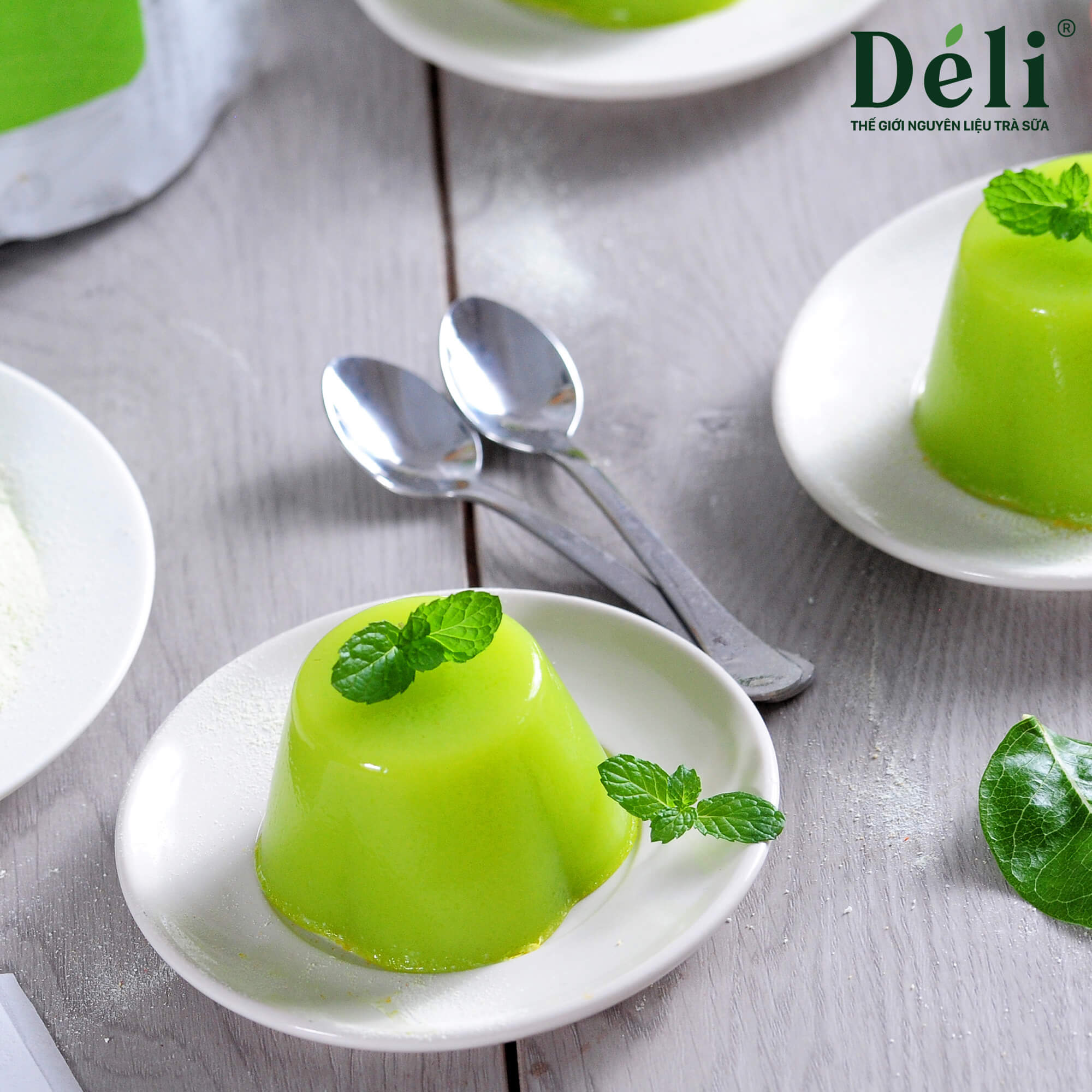 Pudding dưa lưới Déli