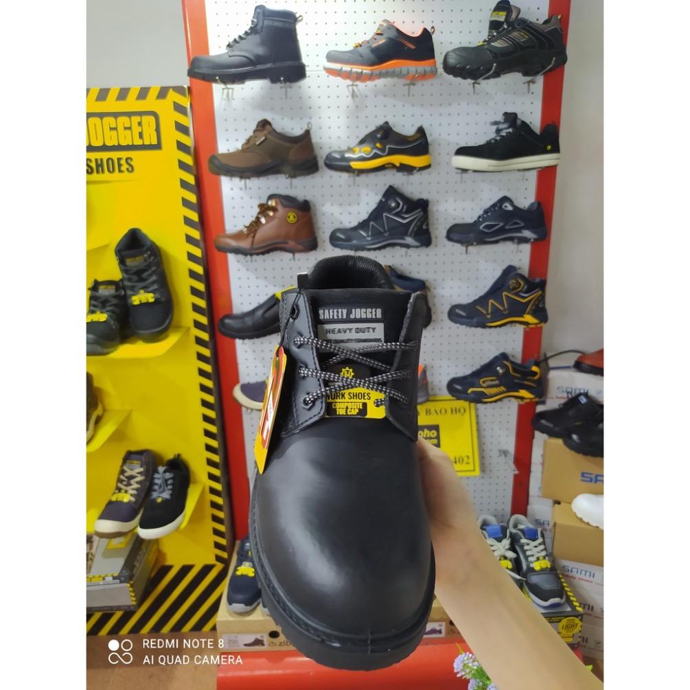 [Hàng Chính Hãng] Giày Bảo Hộ Safety Jogger X1110 S3 SRC Da Chất Lượng Cao, Chống Đâm Xuyên, Chống Trơn Trượt