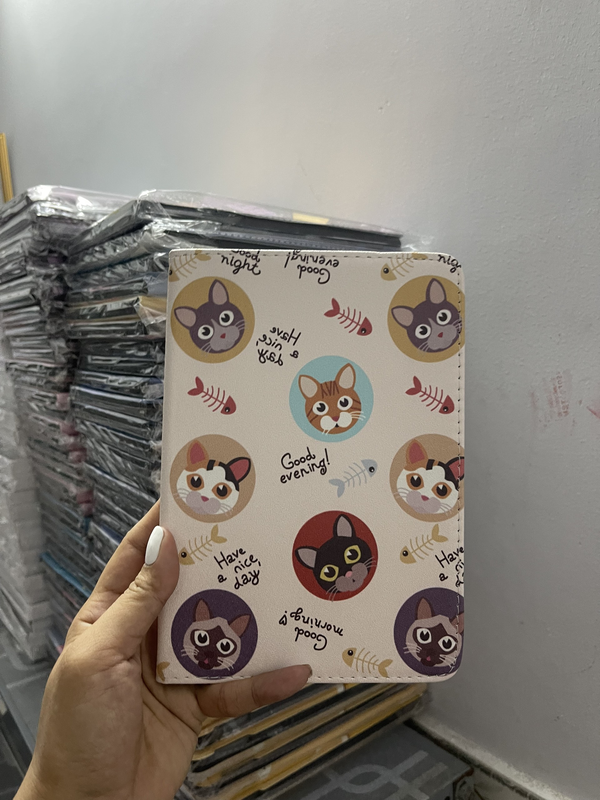 Bao da dành cho ipad mini 6 mèo