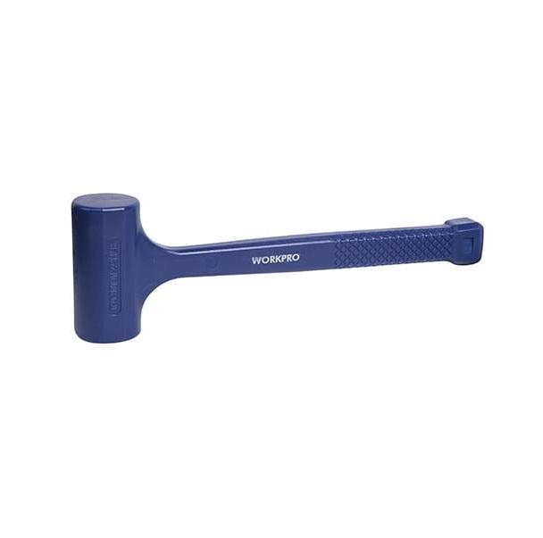 Búa cao su giảm chấn Workpro W041052 1.35kg 3LB màu xanh