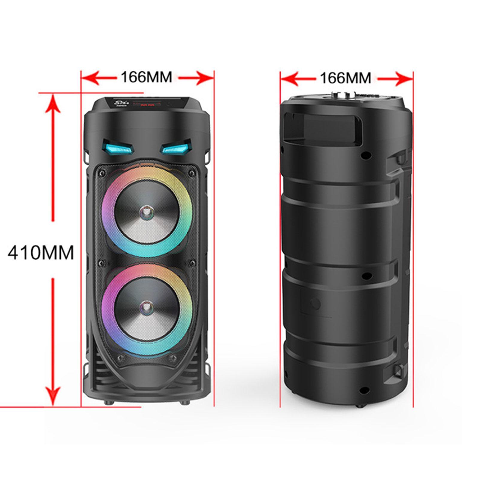 Loud Speaker Heavy Bass with Shoulder Strap Stereo Sound for Car Bike Sports