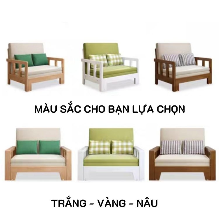 Giường Sofa Gấp Gọn Tiết Kiệm Không Gian Sống, SoFa Kéo Gấp 3 CHế Độ [Kèm Đệm+ Gối