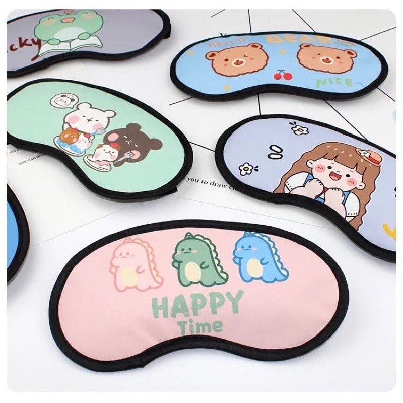 Bịt mắt ngủ hình thú dễ thương - Miếng Che Mắt Ngủ Hình Thú cute.
