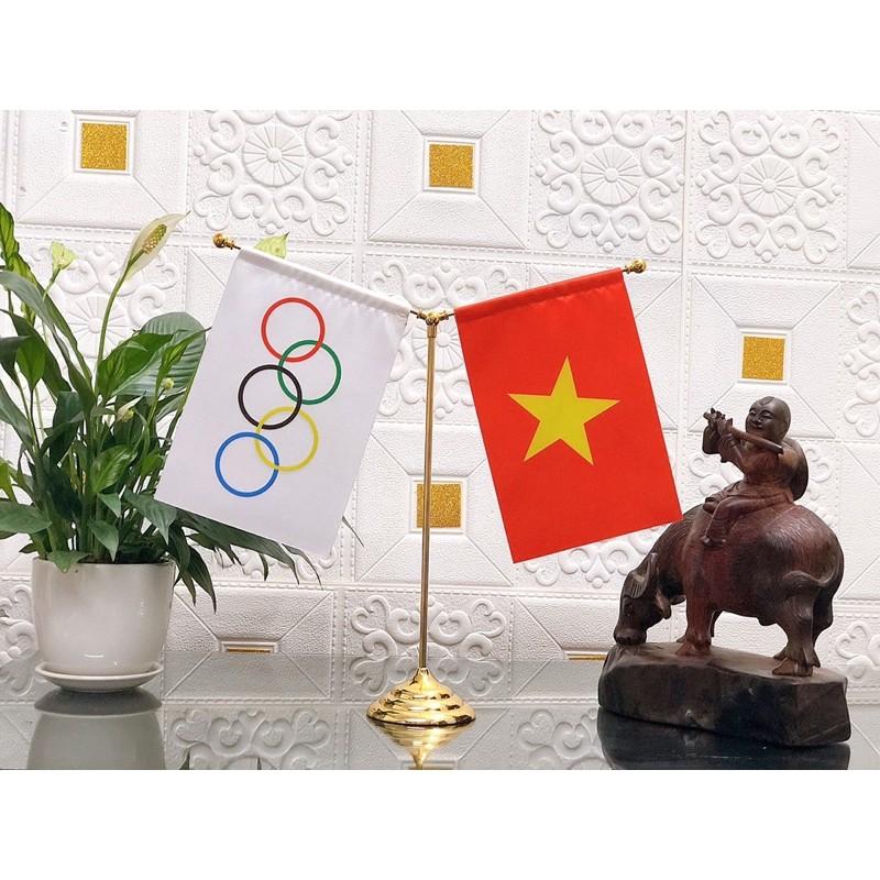 Cờ để bàn Việt Nam - Olympic