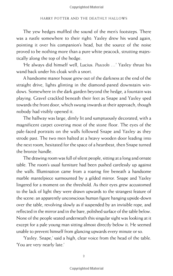 Sách Harry Potter And The Deathly Hallows - Harry Potter và Bảo bối tử thần (English Book)