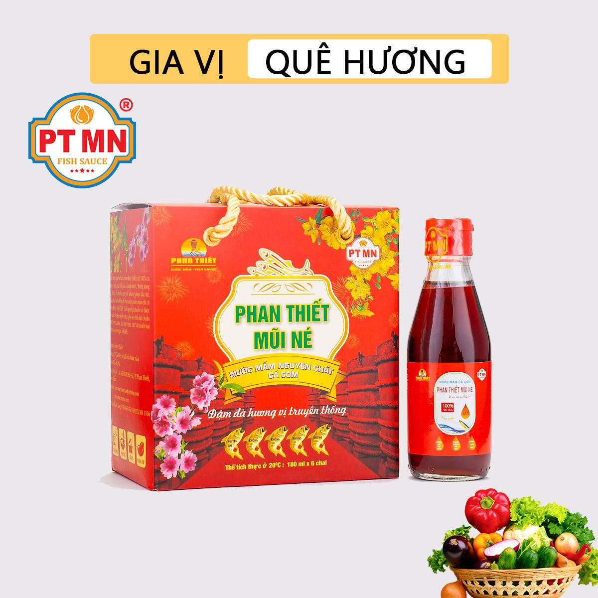 Nước mắm cá cơm truyền thống Phan Thiết Mũi Né 30 độ đạm, 180ml