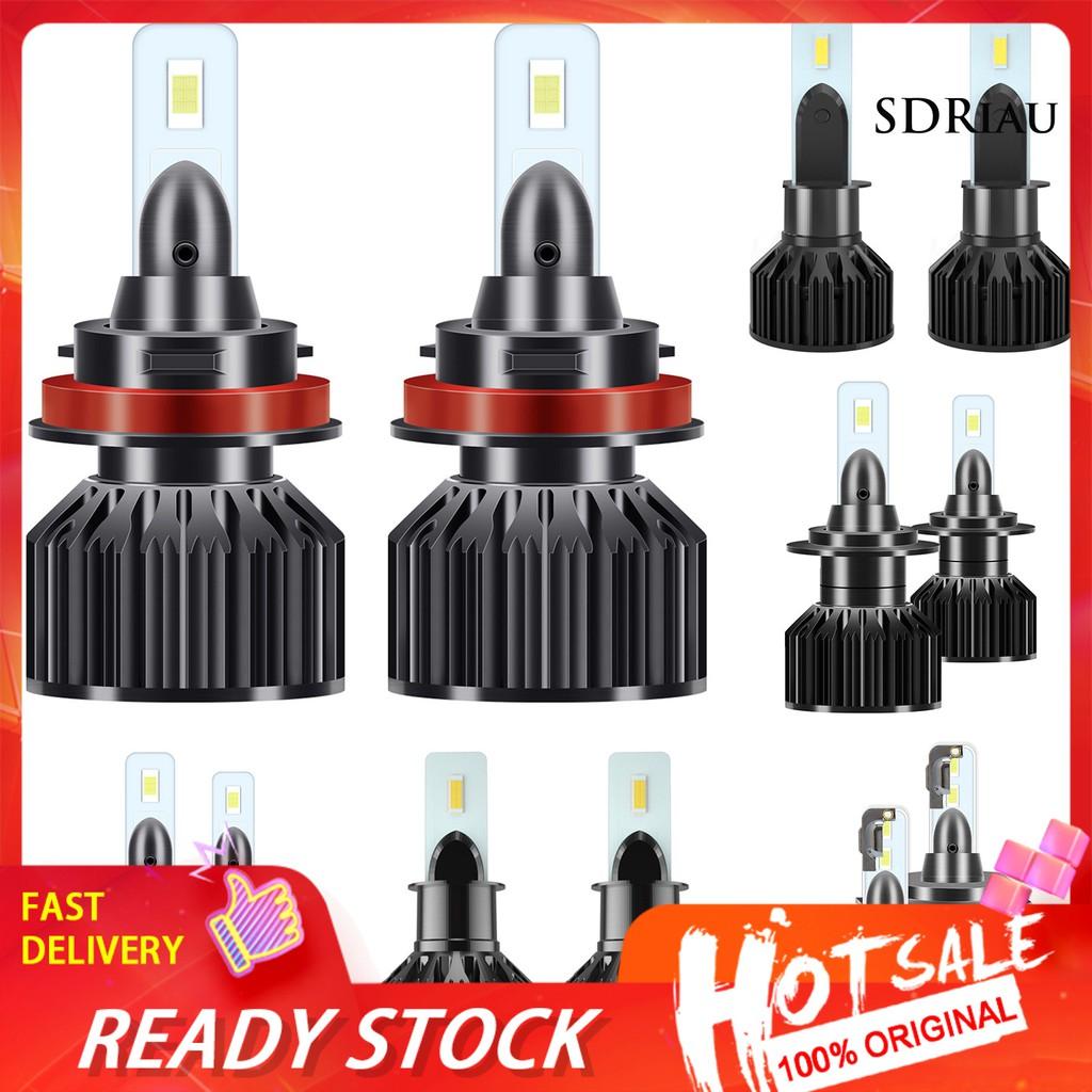 1 Cặp Đèn Pha Led Cob Siêu Sáng Cho Xe Hơi