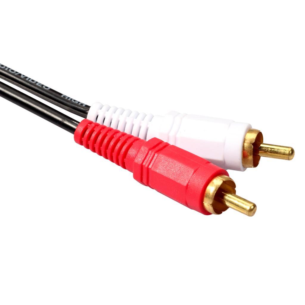 4.9ft XLR Female to RCA Male Cable, Gold Plated 2 RCA Male to 2 XLR Female