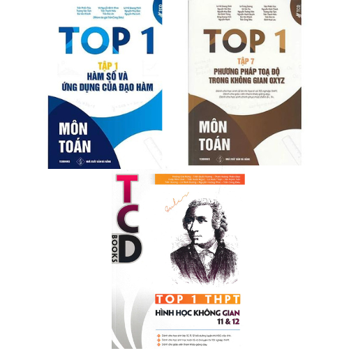 COMBO TOP 1 MÔN TOÁN: HÀM SỐ VÀ ỨNG DỤNG CỦA ĐẠO HÀM + PHƯƠNG PHÁP TỌA ĐỘ TRONG KHÔNG GIAN OXYZ + HÌNH HỌC KHÔNG GIAN LỚP 11 & 12 _TCD