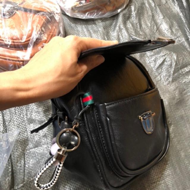 Balo đeo chéo kèm gấu da đẹp