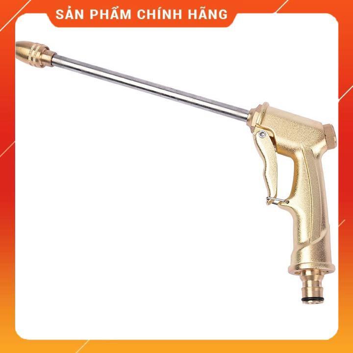 ️️ Bộ dây vòi xịt nước rửa xe, tưới cây ,tăng áp 3 lần,loại 7m,10m 206701-2 đầu đồng,cút,nối nhựa đen