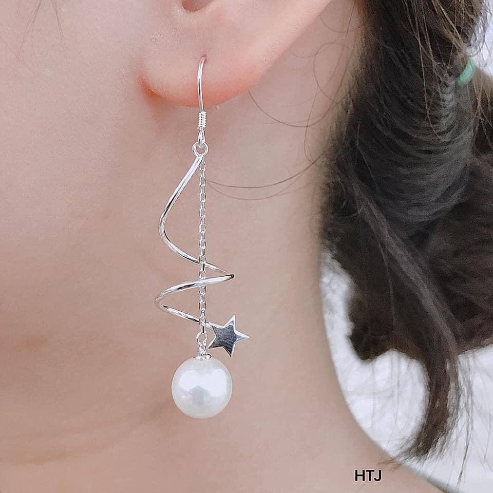 BÔNG TAI BẠC TA - BÔNG TAI SAO XOẮN CAO CẤP