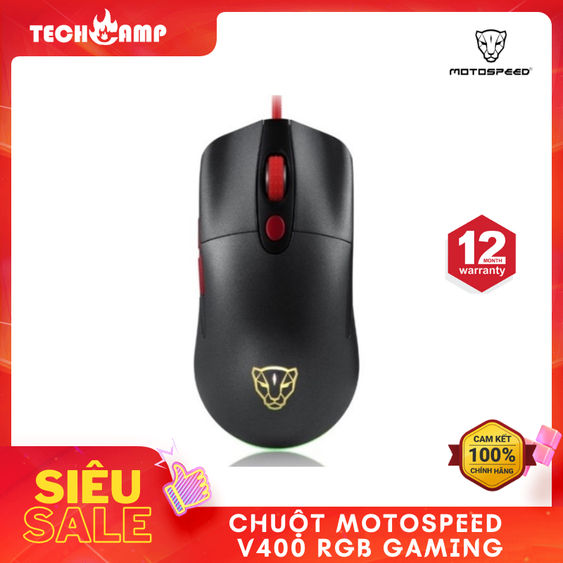 Chuột Motospeed V400 RGB GAMING - Hàng chính hãng