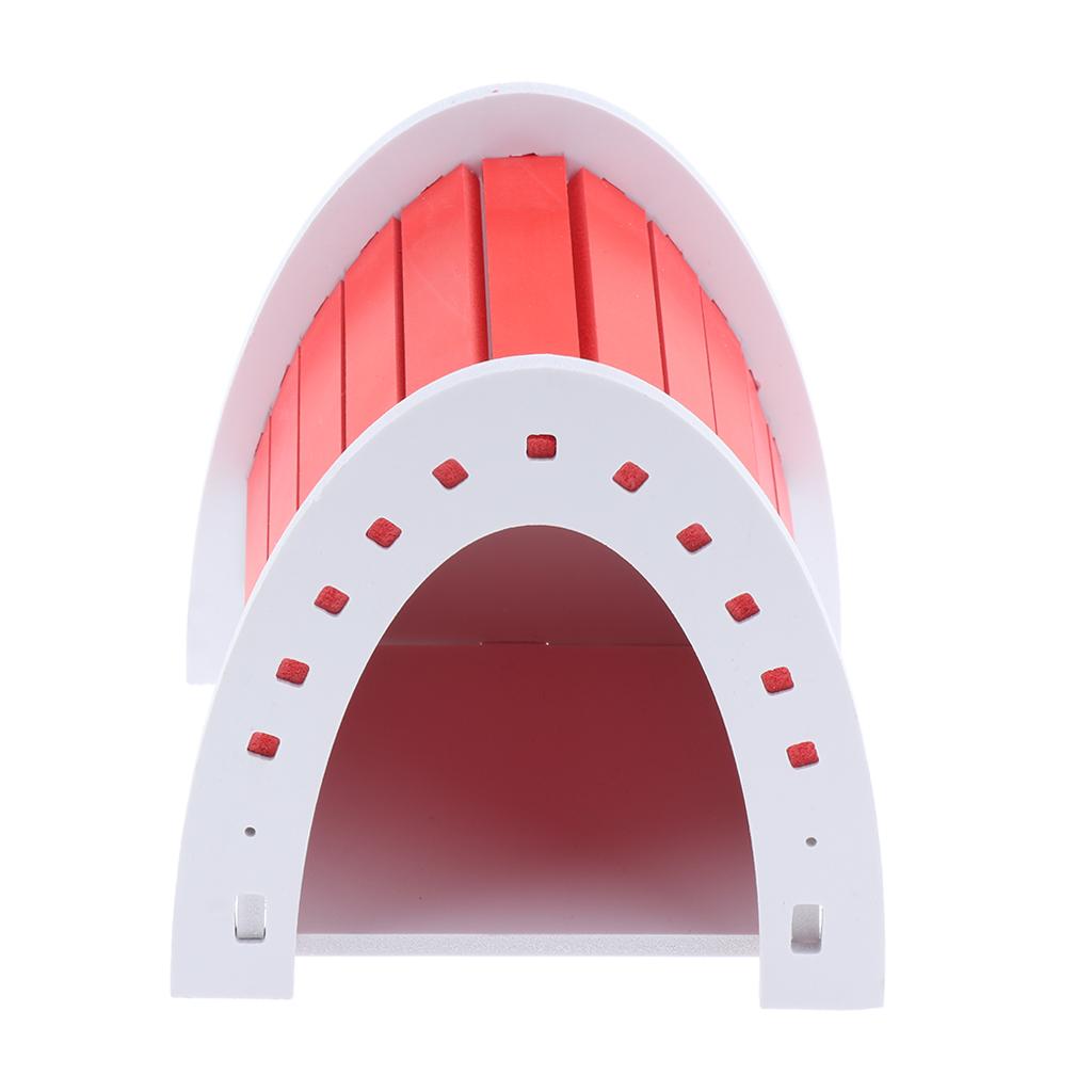 Hamster House Hideout Hideaway Exercise Toys for Rat Small Animal Blue