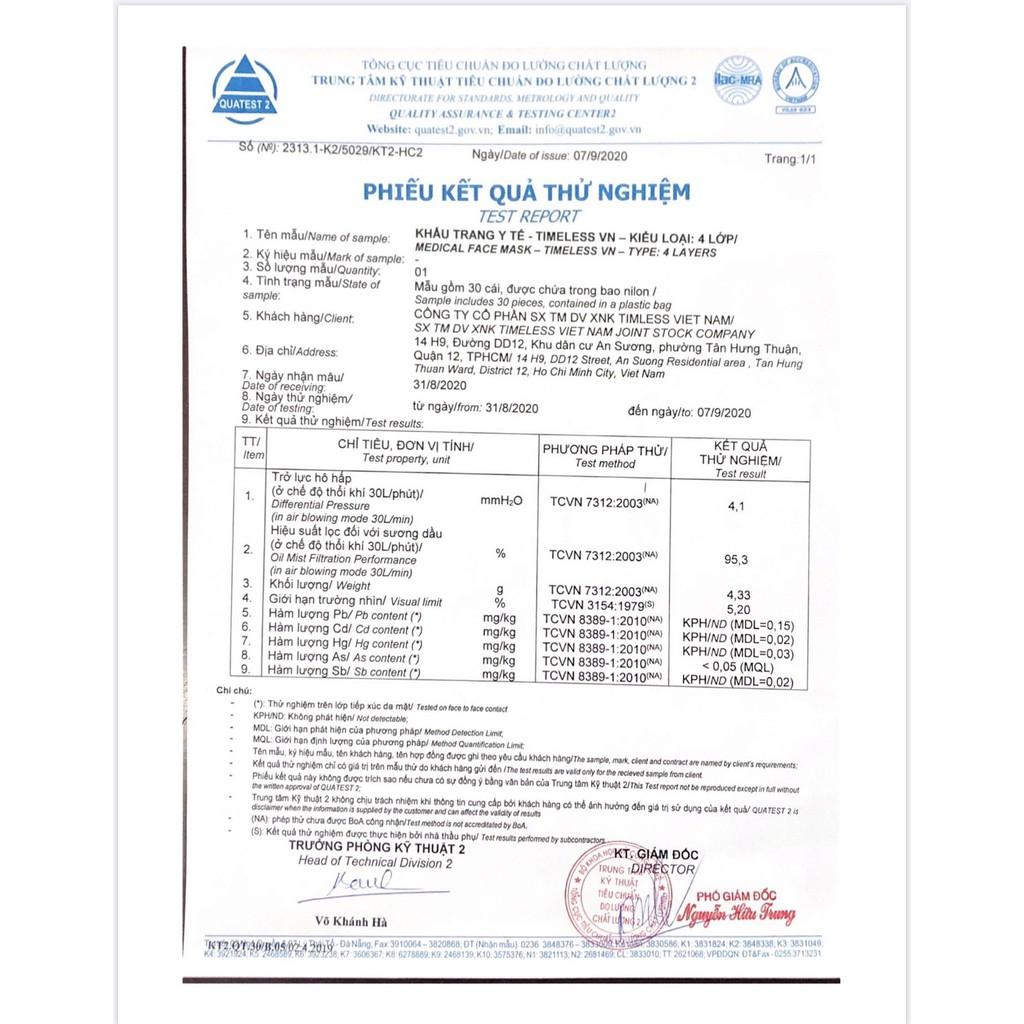 Khẩu Trang Y Tế Kháng Khuẩn 4 lớp - Lọc bụi, Lọc Mùi, Lọc Khí, Kháng Khuẩn, Bảo Vệ Đường Hô Hấp