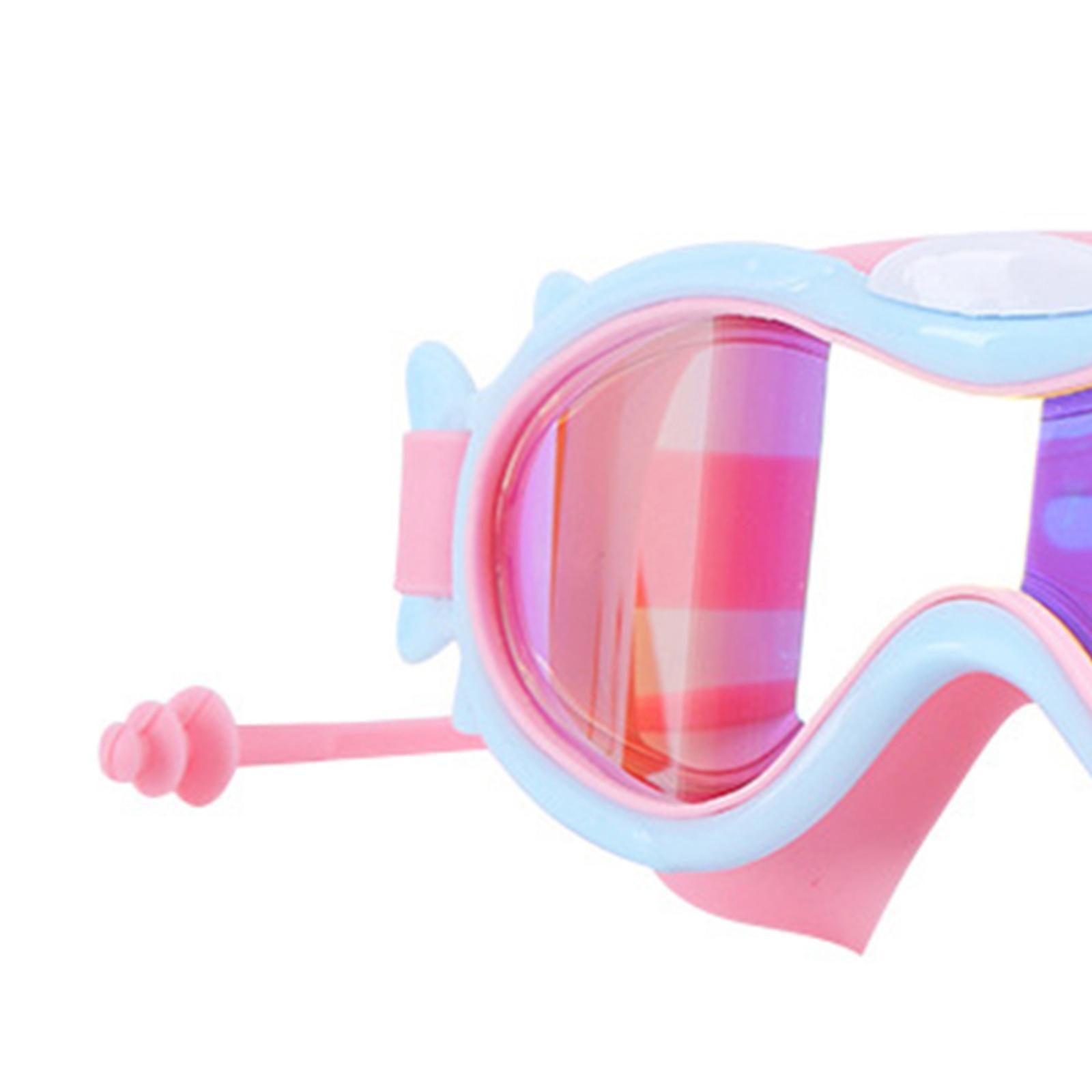 Kids Swimming Goggles with Ear Swim Goggles for Kids 6-14 Boys Girls