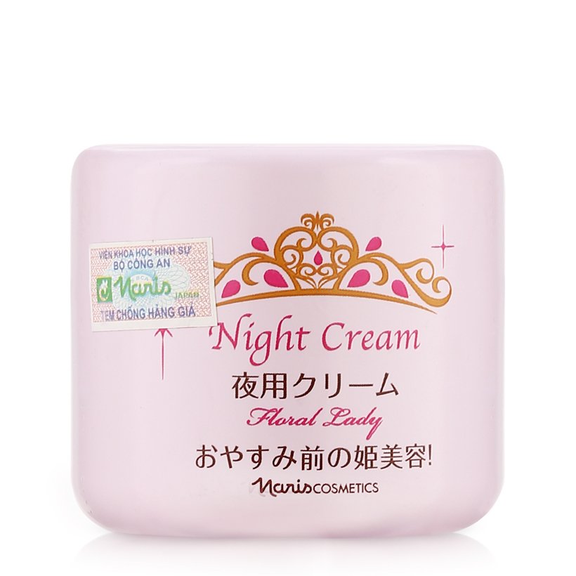 Kem đêm Naris Floral Lady Night Cream Nhật bản 49g + Móc khóa