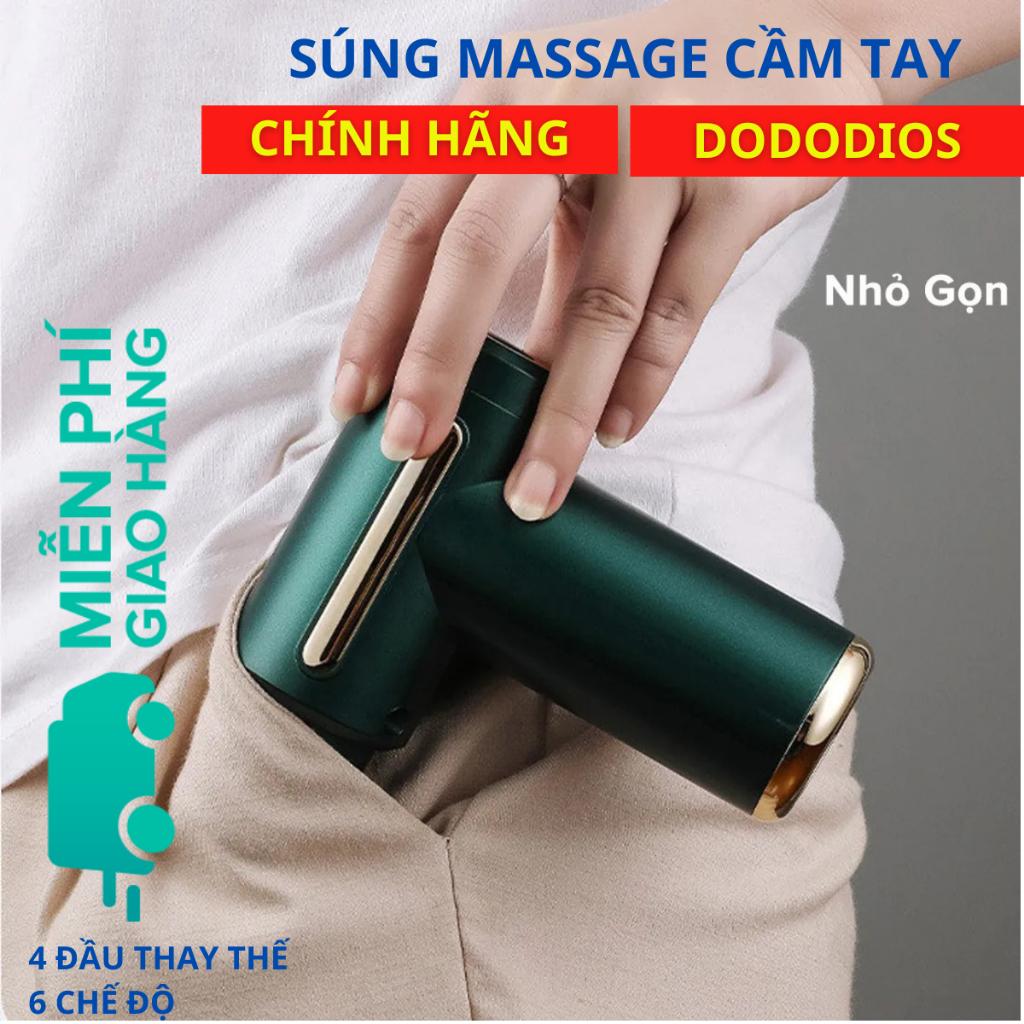 Máy Massage Cầm Tay dododios Mát Xa Cổ Vai Gáy 6 Chế Độ Sạc Tích Điện Giảm Đau Cứng Cơ