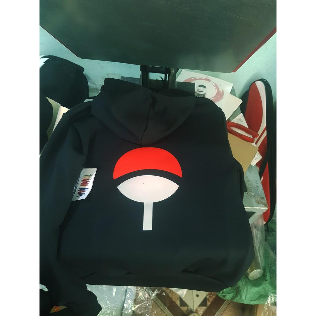 áo Uchiha, áo hoodie gia tộc Uchiha Naruto phản quang, áo Naruto phản quang