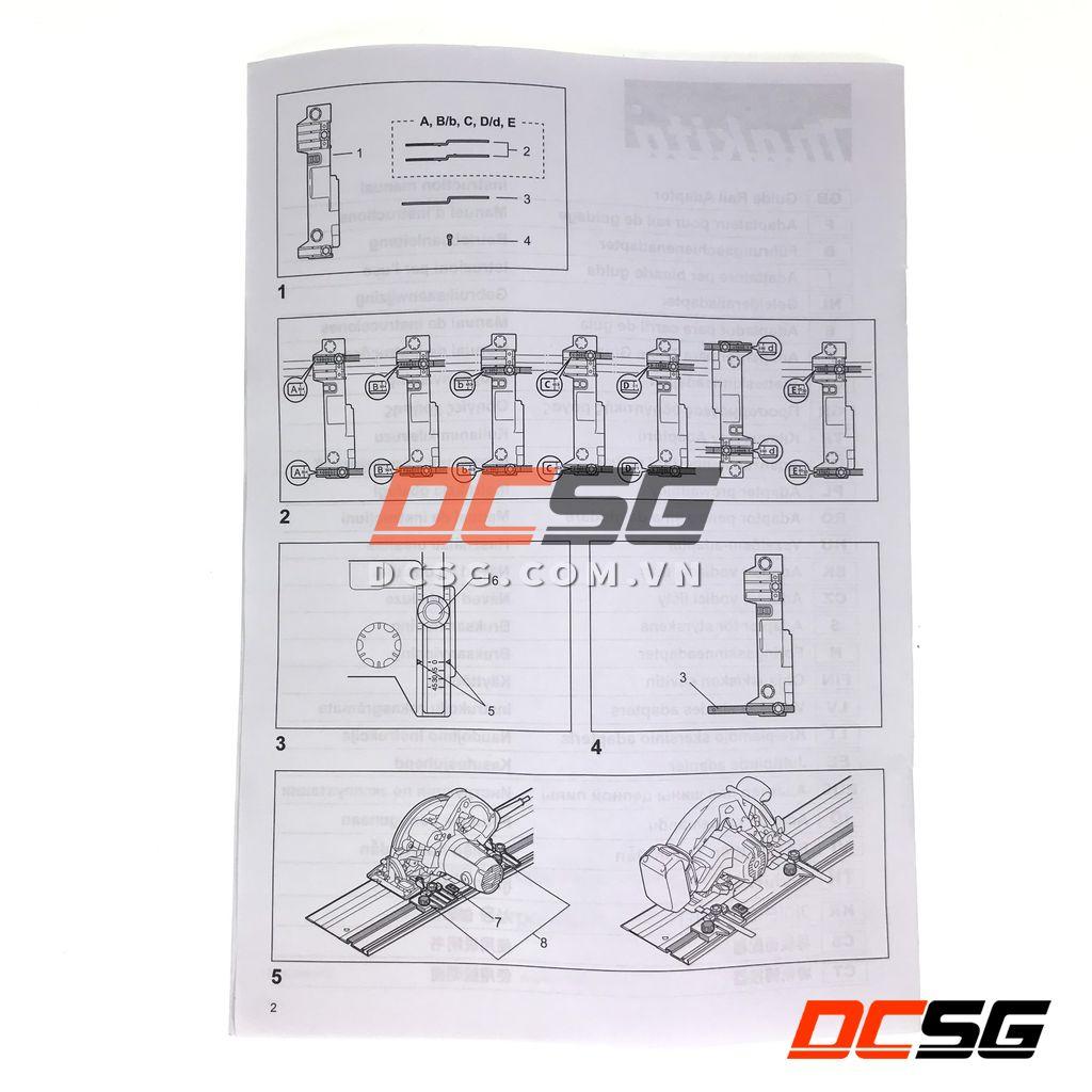 Bộ chuyễn đổi đa năng dùng cho thanh ray dẫn hướng Makita 197252-3 | DCSG