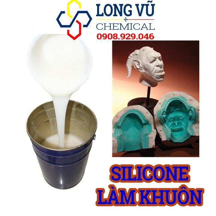 Silicon Làm Khuôn Trắng, Trong Rubber RTV 828 (Tặng Kèm Xúc Tác)