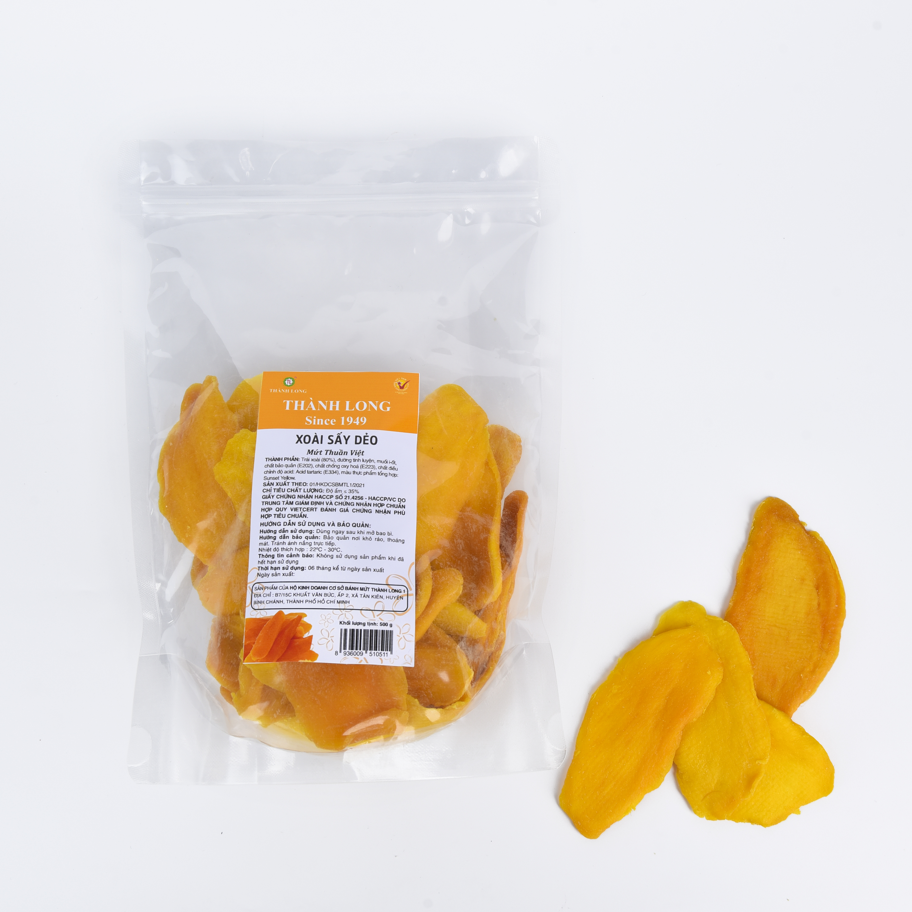 MỨT XOÀI SẤY DẺO THÀNH LONG 200G - VIỆT NAM