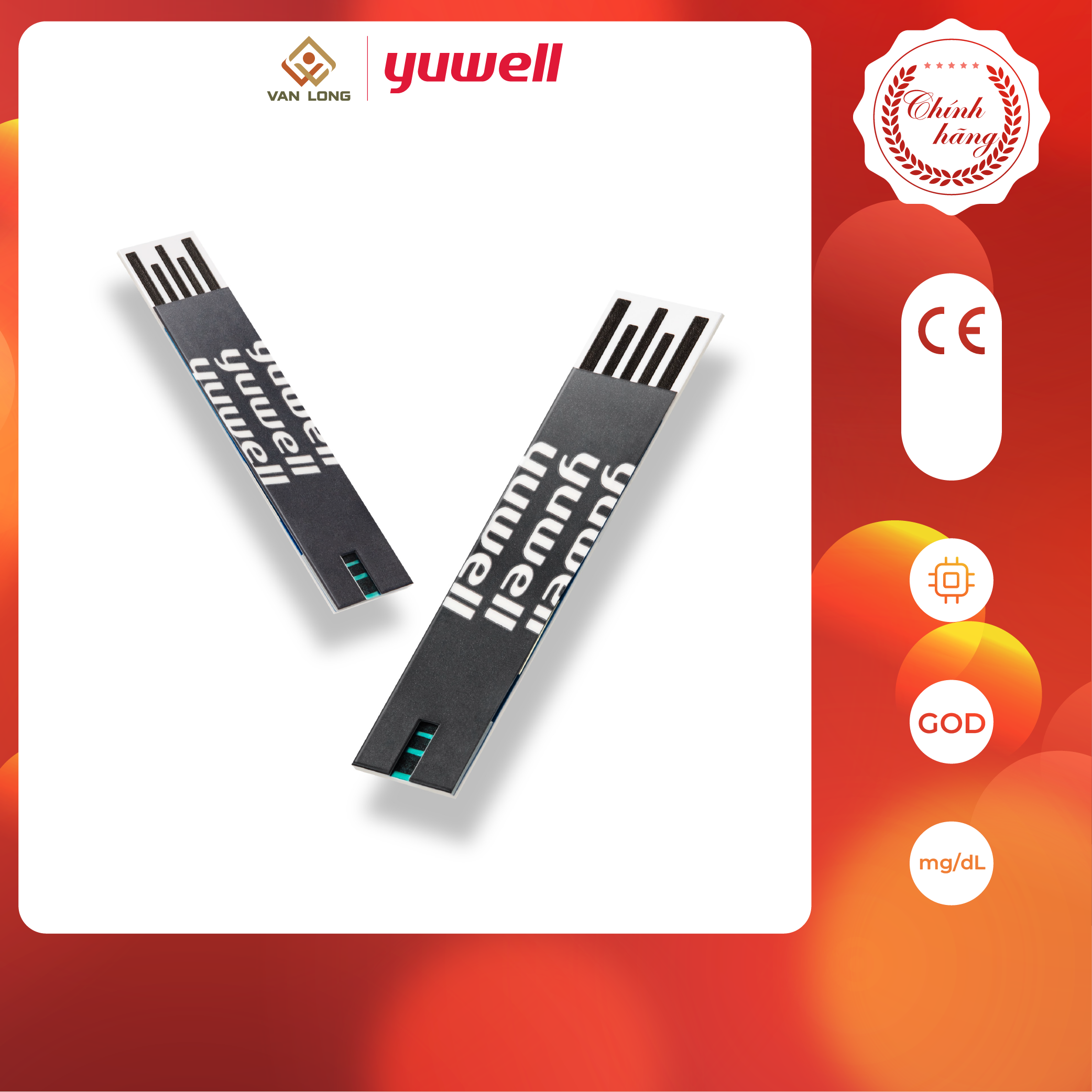 Que thử đường huyết Yuwell Y330