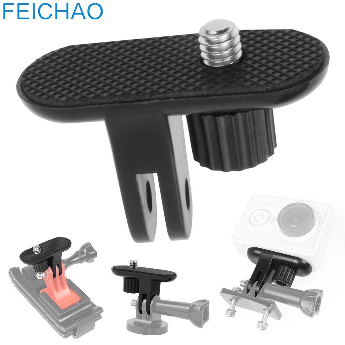 1/4 Bộ chuyển đổi bộ chuyển đổi ba chân vít cho mũ bảo hiểm xe đạp ba lô monopod gắn kết cho GoPro Hero 10 9 8 7 6 5 Insta360 Camera hành động
