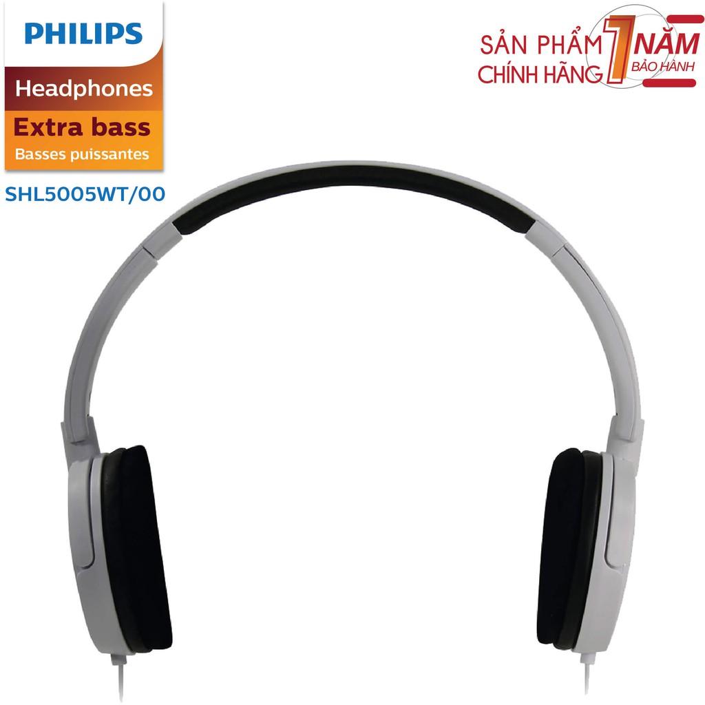 Tai nghe Philips SHL5005WT, Màu trắng - Hàng nhập khẩu