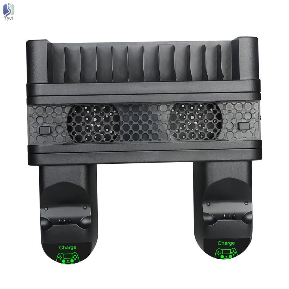 Đế đỡ đứng tản nhiệt với đèn LED thích hợp cho PS4/ PS4 Slim/ PS4 Pro