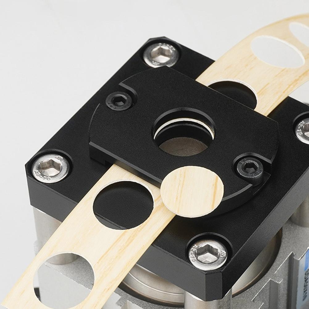 Portable Table 3 Fixed Lock Pneumatic Punching Tool 8mm Aluminum Alloy Home Household Pneumatic Punching Machine Practical DIY Woodworking Tool