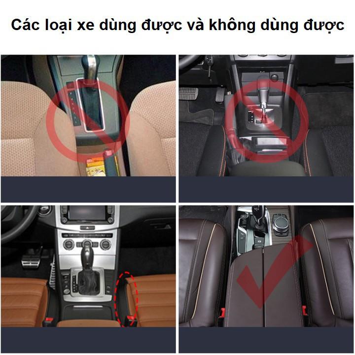 Khay để đồ đựng khe ghế ô tô cao cấp .