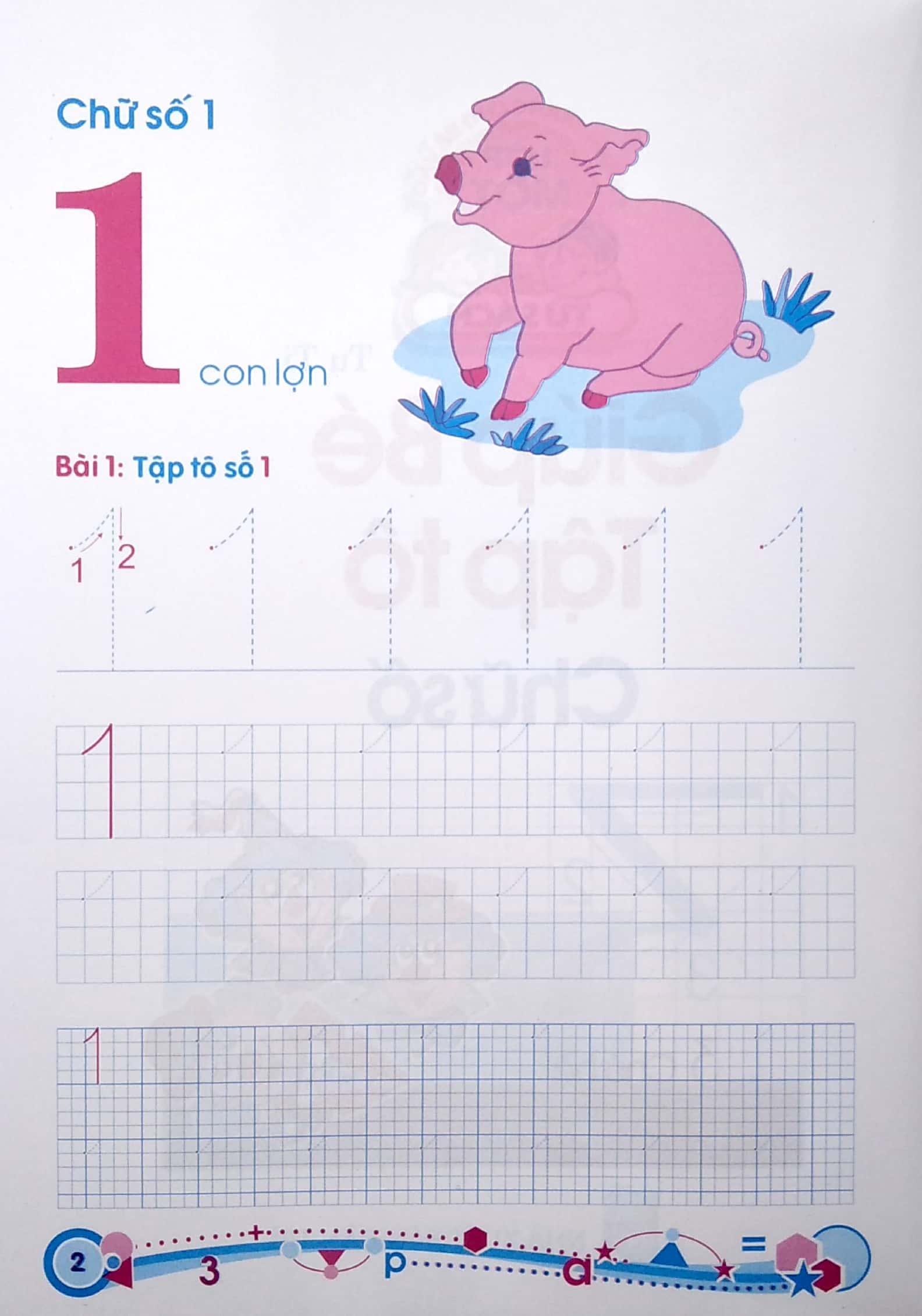 Hành Trang Cho Bé Vào Lớp 1 - Giúp Bé Tập Tô - Chữ Số